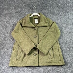 Patagonia W's Better Sweater Swing Jacket Womens Medium Green Sherpa Lined